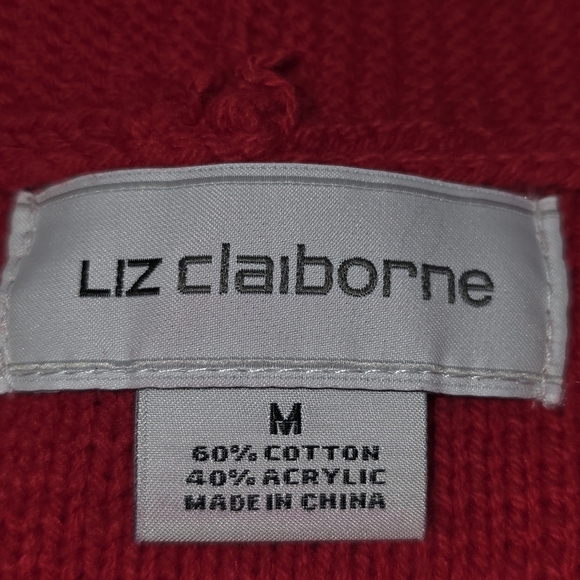 Liz Claiborne Knit Cardigan Size Medium - Picture 4 of 4